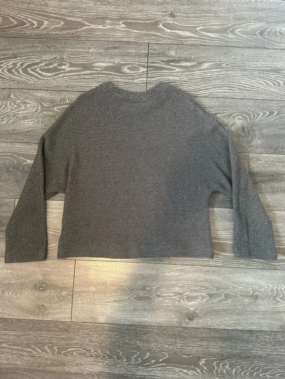 ZARA Grey soft long sleeve sweater - Picture 2 of 2